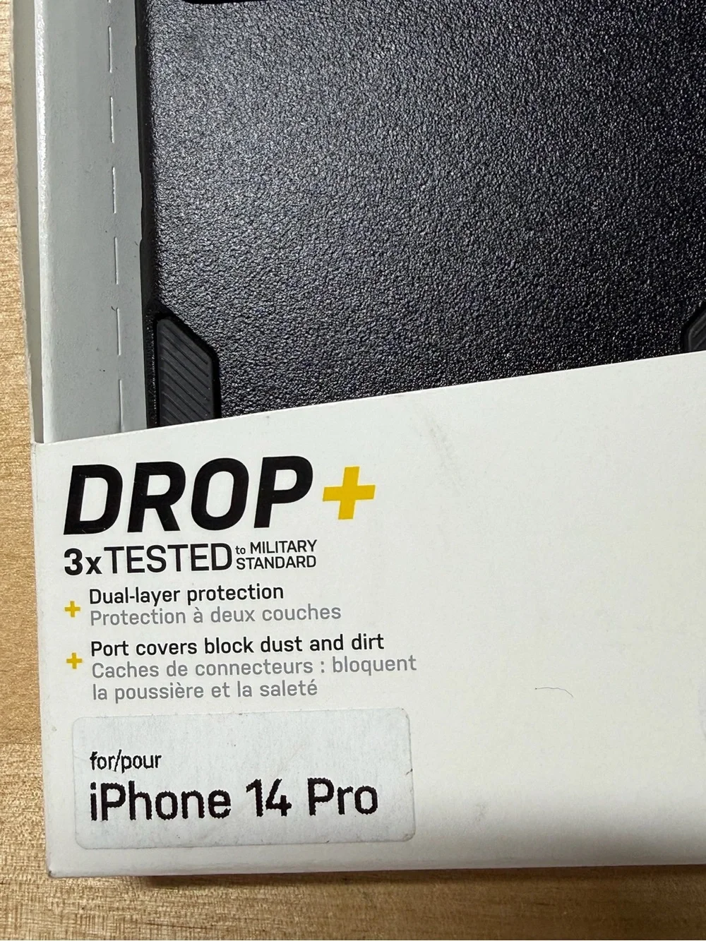 OtterBox Commuter Series Black Dual-Layer Case for iPhone 14 Pro